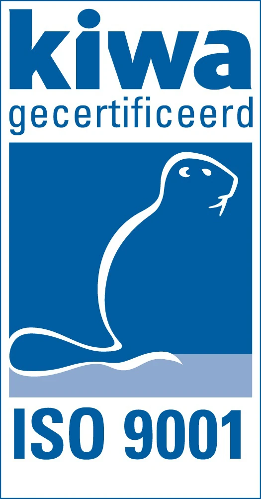 Kiwa gecertificeerd ISO 9001